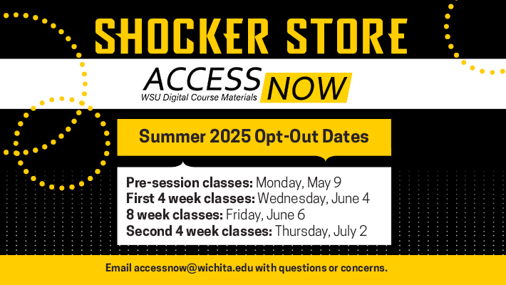 SUMMER 2025 Access Now opt out dates. Pre-session May 19TH. First 4 week June 4th. 8 week June 6th. Second 4 week July 2 